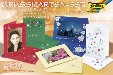 Grusskarten-Set, 890 Teile